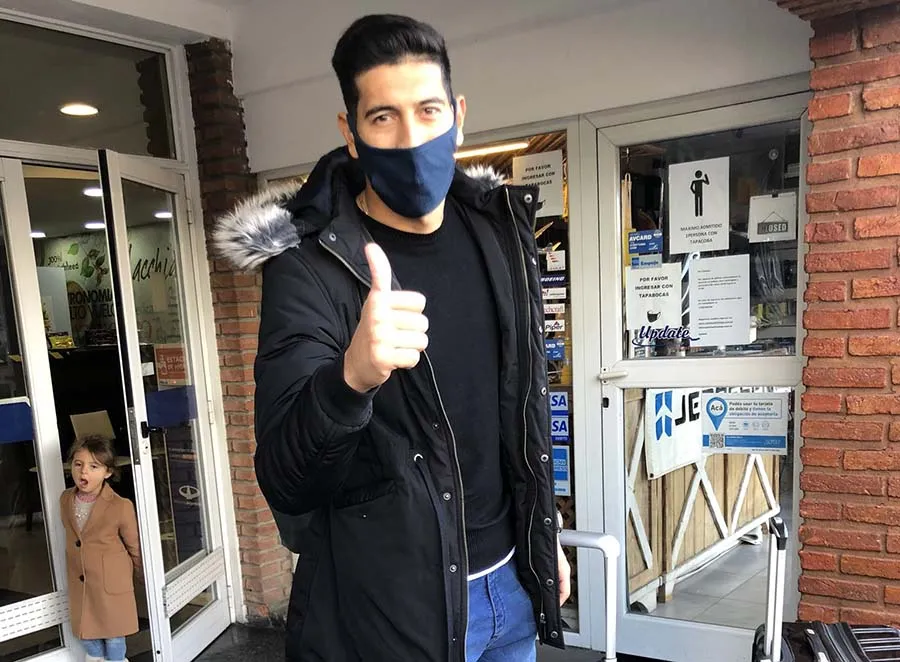 Adrada previo a viajar a México