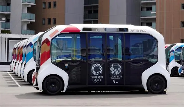 EFE Transporte para los atletas de los JO de Tokio 2020