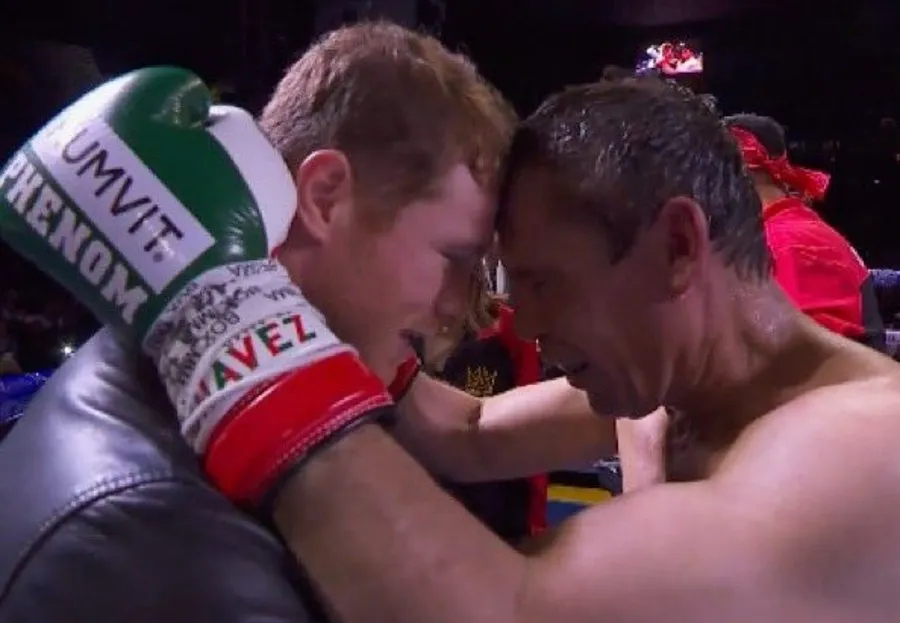 Canelo Álvarez con Chávez González