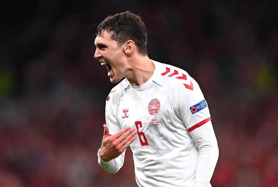 EFE Andreas Christensen celebrando un gol vs Rusia