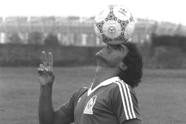 MEXSPORT Hugo Sánchez con la selección mexicana en la Copa del Mundo México 1986