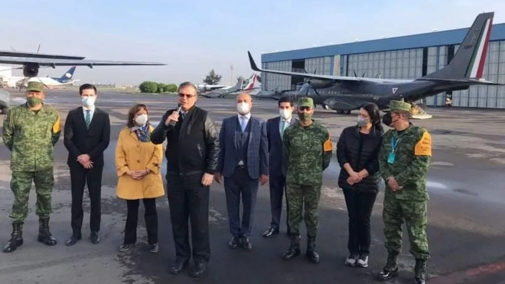 México donó 400 mil vacunas