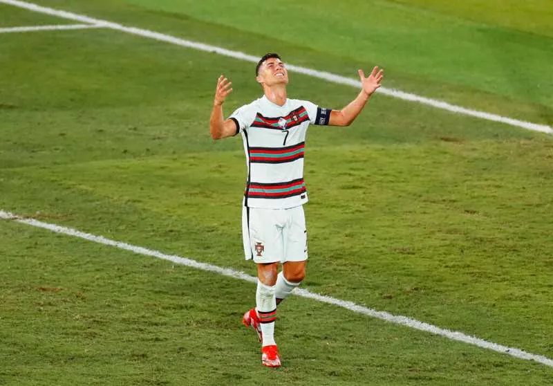 AP Cristiano Ronaldo en partido