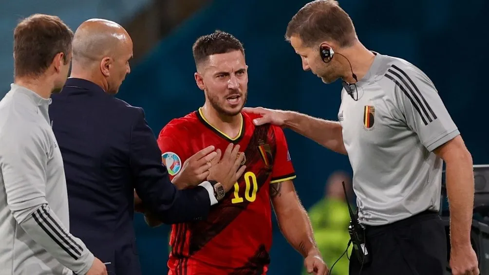 Hazard se volvió a lesionar