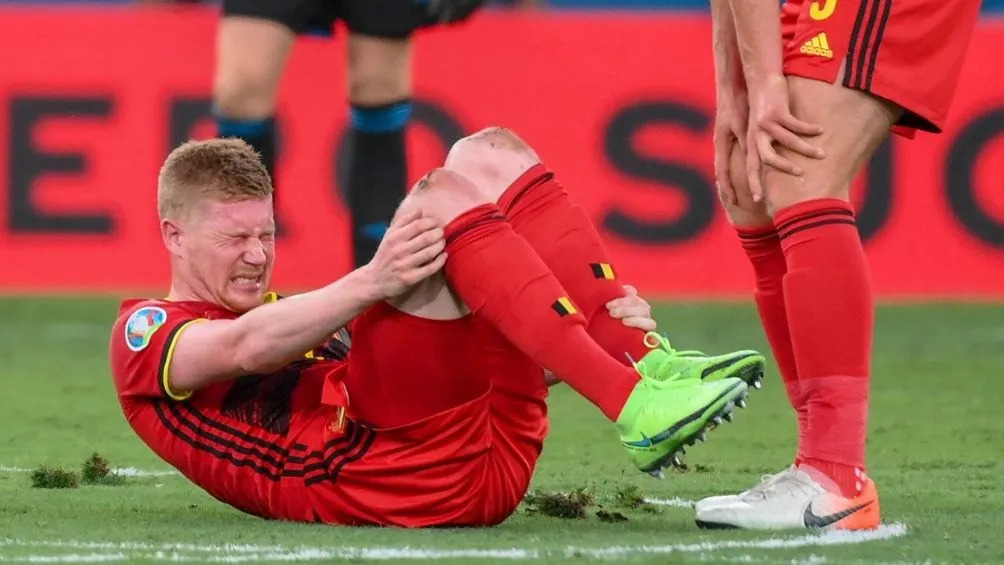 De Bruyne abandonó vs Portugal