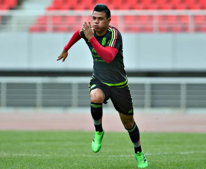 IMAGO7 Vázquez, en un entrenamiento del Tri