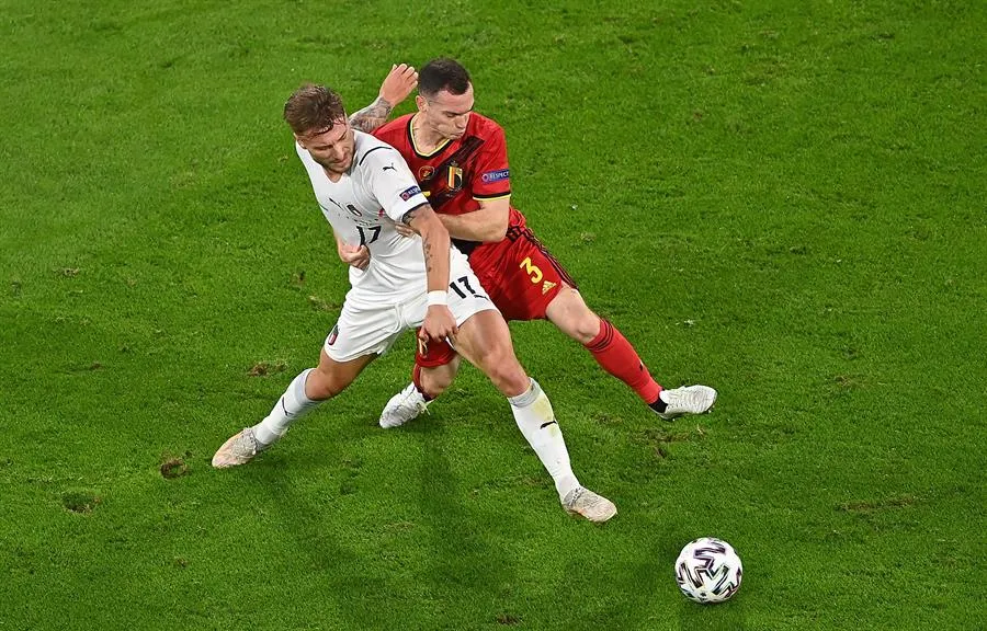 EFE Ciro Immobile durante un partido con Italia