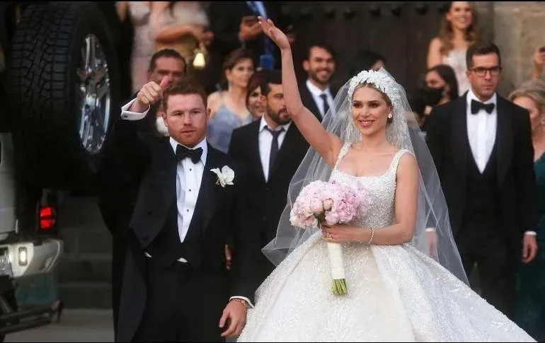 ESPECIAL Canelo y Fernanda Gómez en su boda