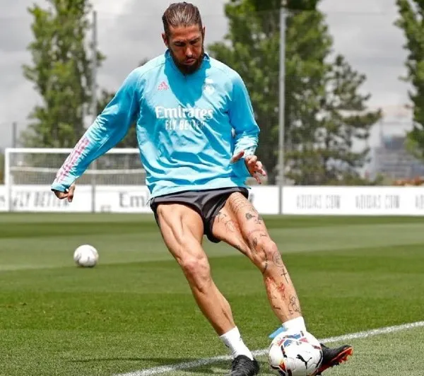INSTAGRAM sergioramos Sergio Ramos en entrenamiento con Real Madrid