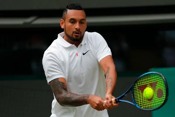 Nick Kyrgios durante el torneo de Wimbledon