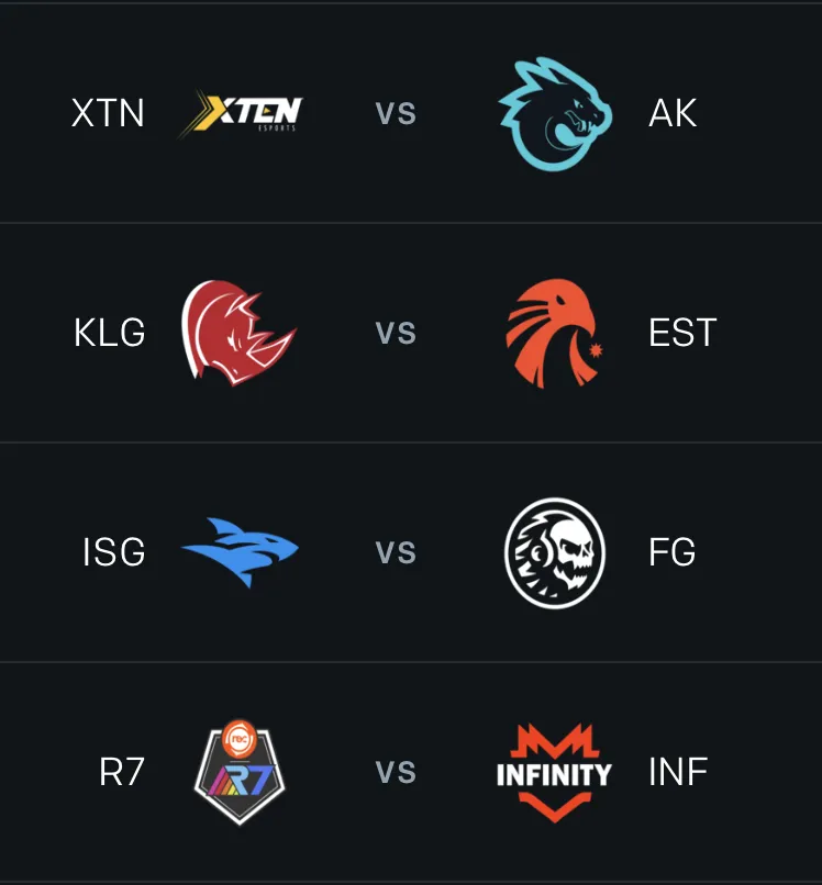 Riot Games Calendario del sábado de la cuarta semana de la LLA