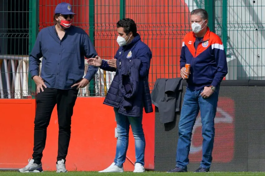 Amaury Vergara, Michel Leaño y Ricardo Peláez