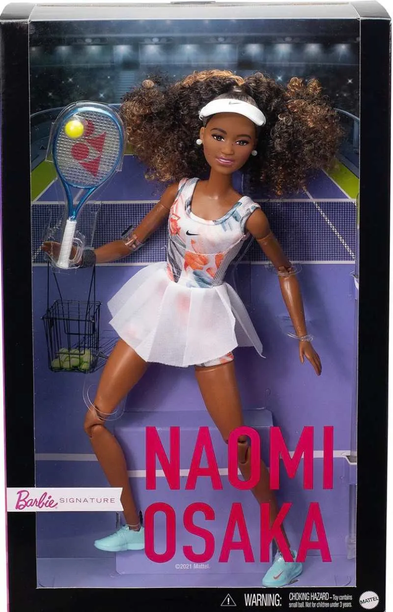 TWITTER:@NAOMIOSAKA Naomi Osaka barbie