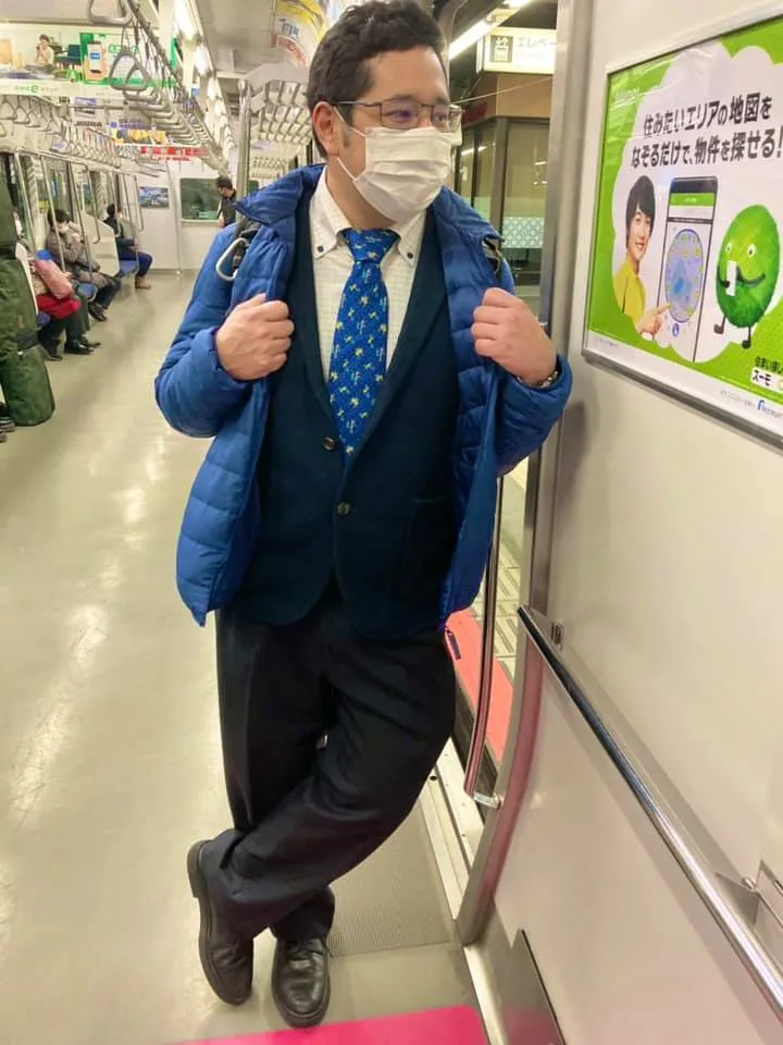 Rodrigo, en el metro de la capital japonesa