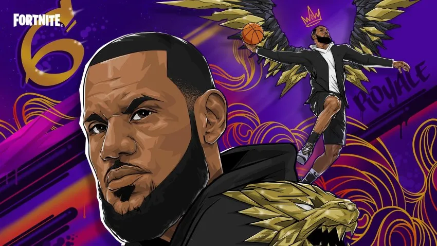 Pantalla de carga de LeBron James