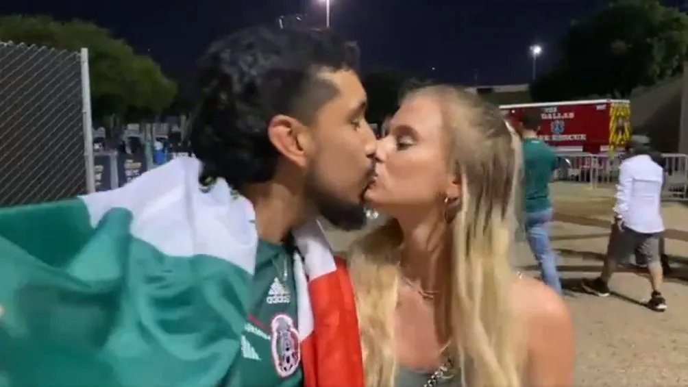 La pareja que se robó la atención