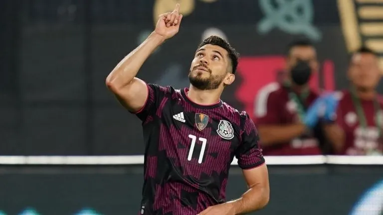 Henry en festejo de gol