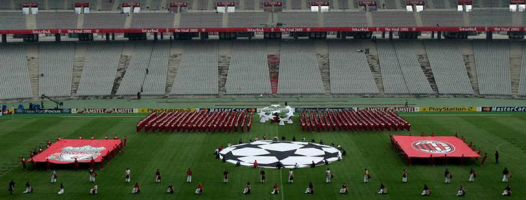 Estadio Olímpico Atatürk en Final de Champions del 2005