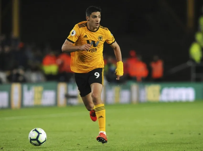 AP Raúl Jiménez en un partido del Wolverhampton