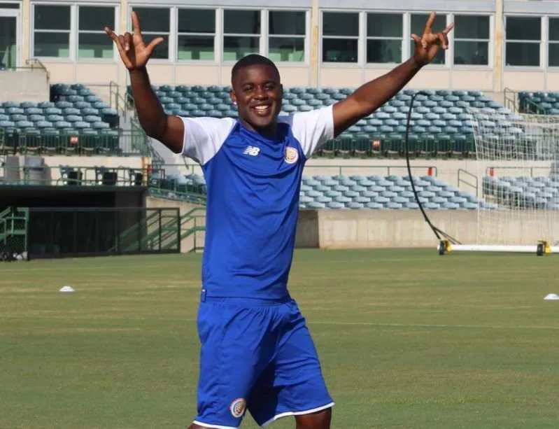 TWITTER:@CAMPBELL Joel Campbell en festejo de gol