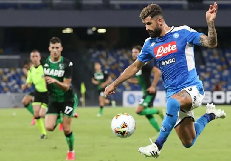 EFE Elseid Hysaj, en un juego del Napoli