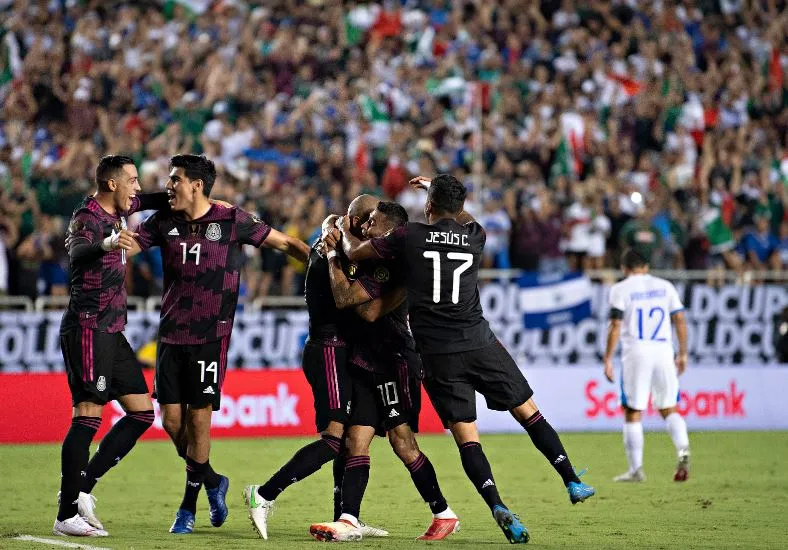 Selección Mexicana en festejo