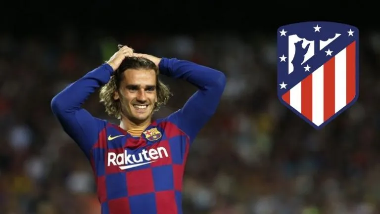 Griezmann, en acción con el Barça