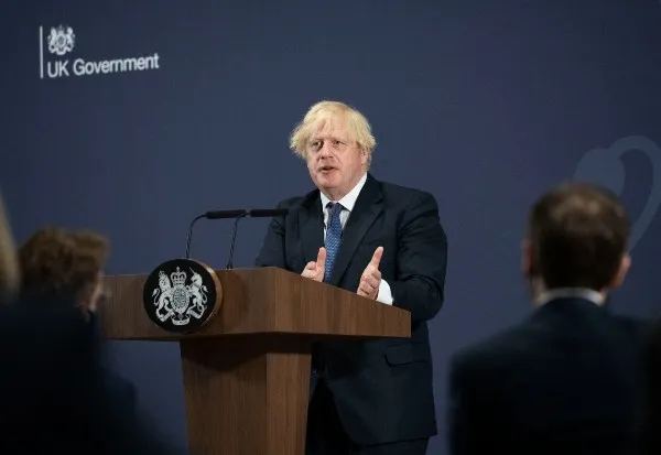 Primer ministro Boris Johnson