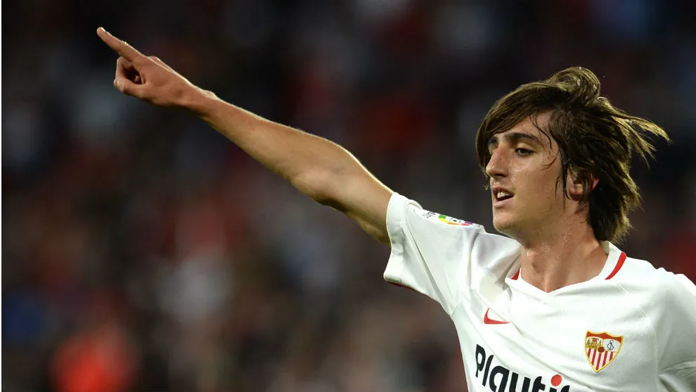 EFE Bryan Gil en festejo con Sevilla