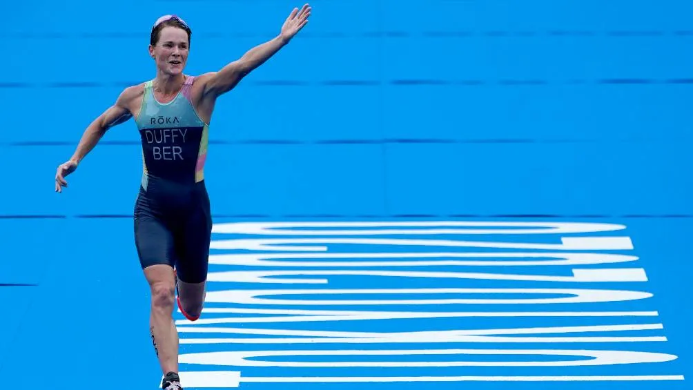 Flora Duffy al finalizar su competencia en Tokio 2020