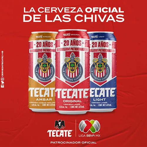 TECATE Las latas que conmemoran la alianza