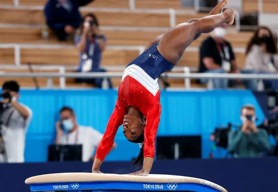 EFE Simone Biles en los Juegos Olímpicos de Tokio 2020