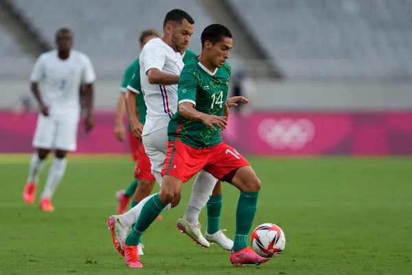 Erick Aguirre frente a Francia en Tokio 2020