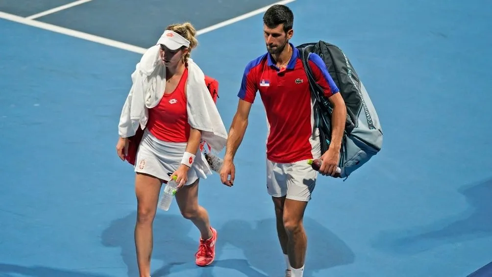 Stojanovic y Djokovic abandonaron