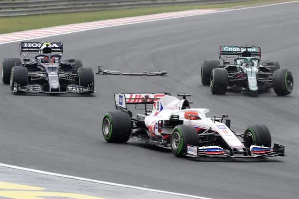 EFE Accidente en el GP de Hungría