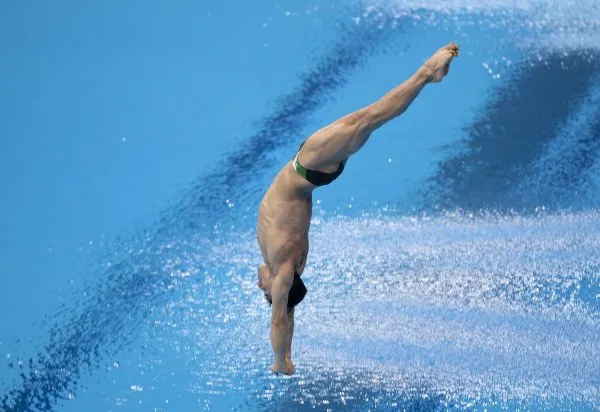 Osmar Olvera en acción en Tokio 2020