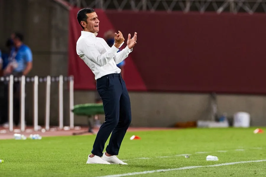 Jaime Lozano durante un partido con el Tri Olímpico
