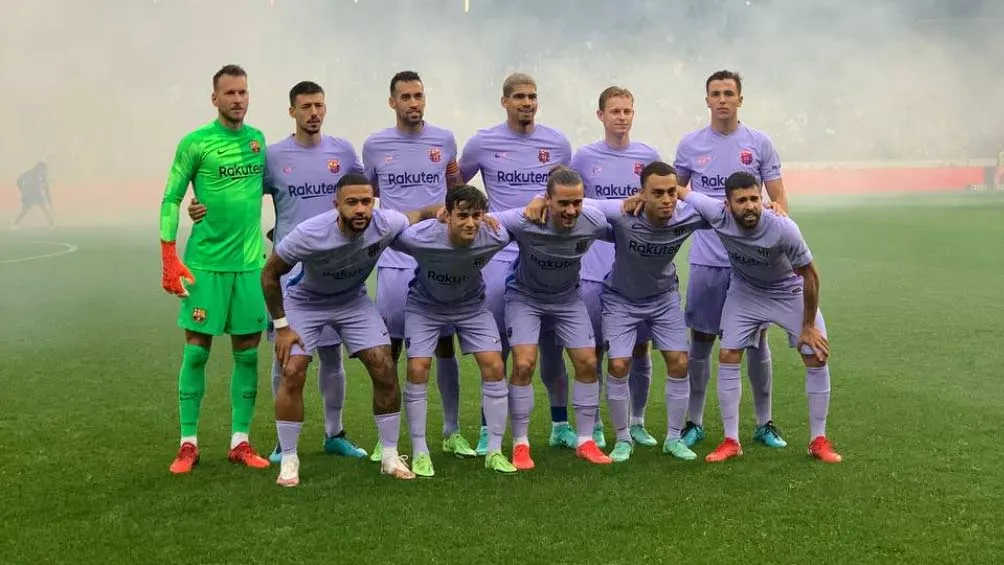 TWITTER @FCBARCELONA El XI inicial del Barcelona