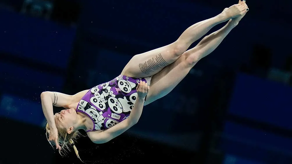 Lyskun en su clavado desde plataforma de 10 metros