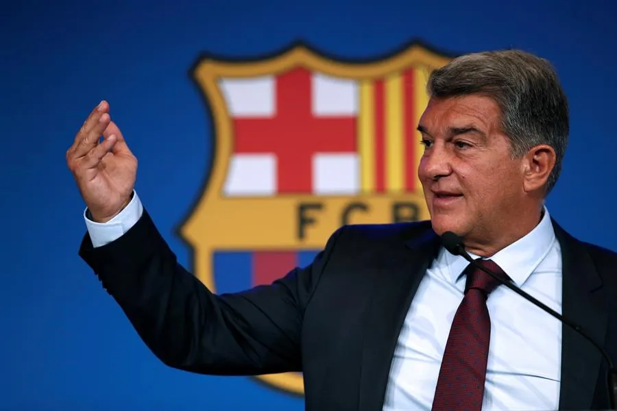 EFE Joan Laporta en conferencia de prensa