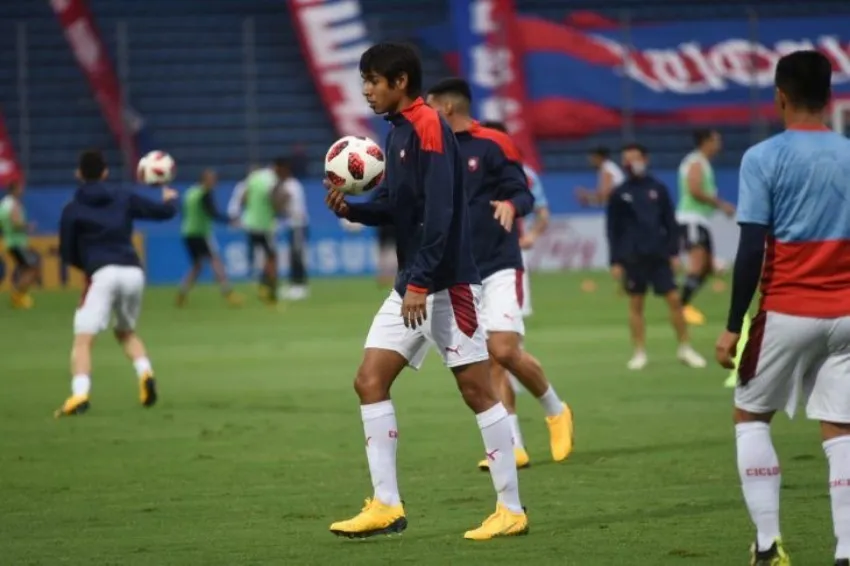 Alexis Duarte con el Cerro Porteño