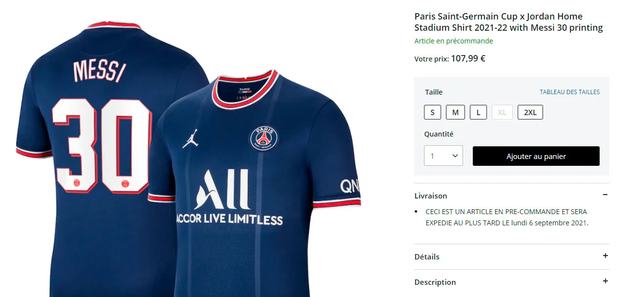 ESPECIAL La playera de Messi a la venta