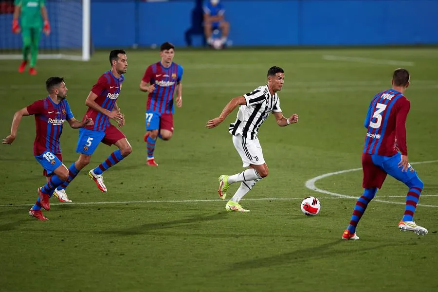 EFE Cristiano Ronaldo durante un partido con la Juventus