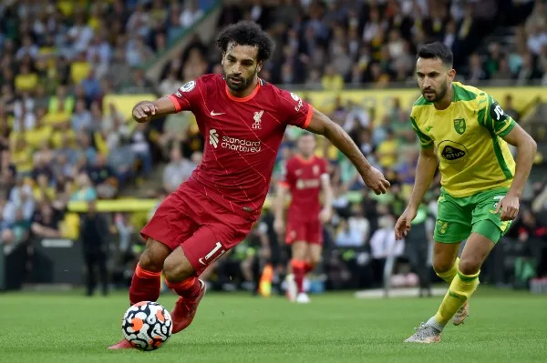 AP Liverpool frente al Norwich en la Premier League
