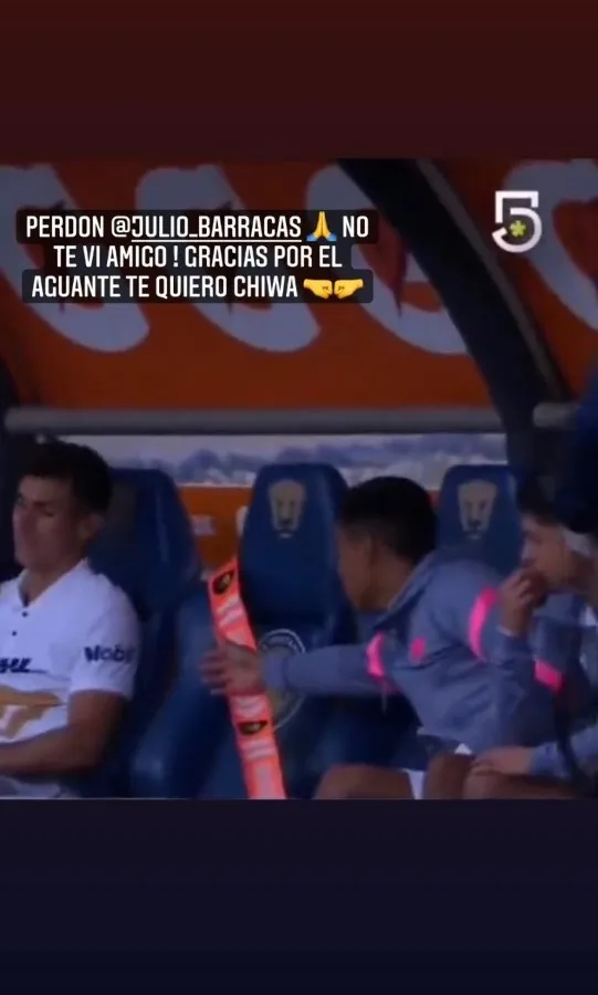 Disculpa de Dinenno en redes sociales