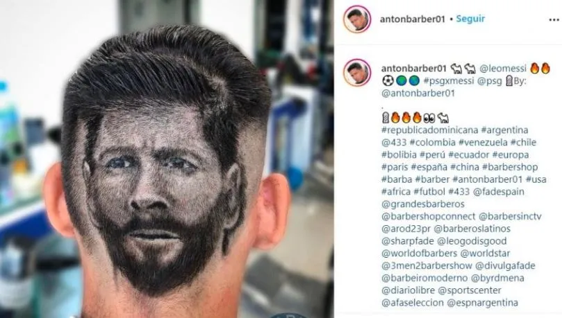 ESPECIAL Imagen de Messi plasmada en un fanático