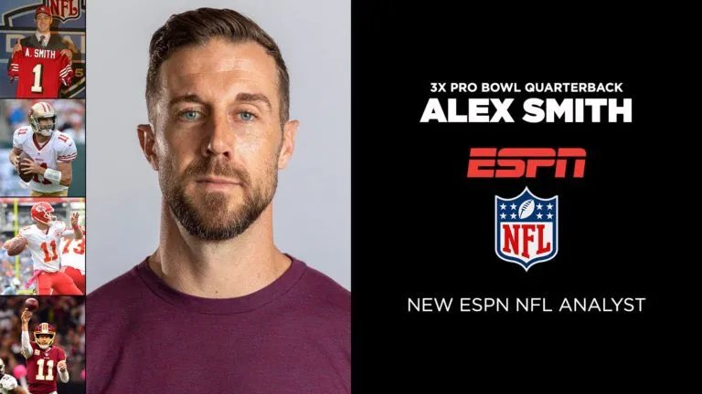 Alex Smith, nuevo miembro del equipo de ESPN