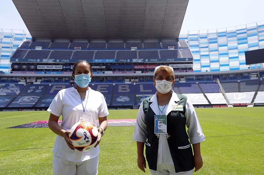 Personal médico en el Cuauhtémoc