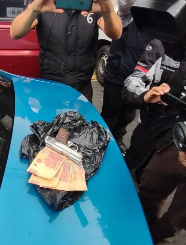 Pertenencias del detenido