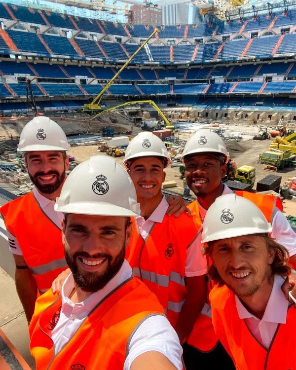 TWITTER @realmadrid Jugadores merengues en el nuevo Santiago Bernabéu